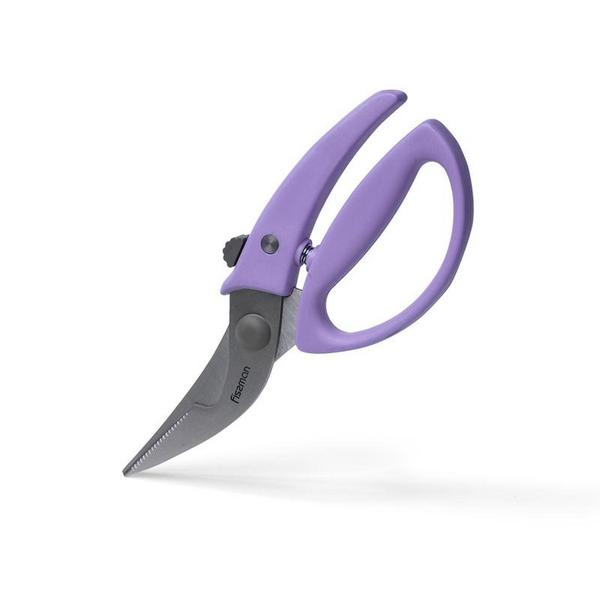 Fissman Multipurpose Heavy Duty Kitchen Scissors Purple 8x22.5cm