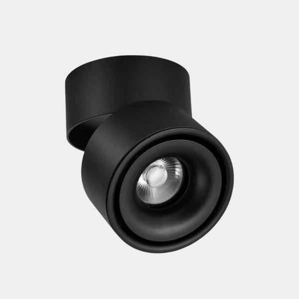 Modern LED Ceiling Spot Light 360° Adjustable Downlight Ceiling Surface Mounted (Black) BRJCOB2